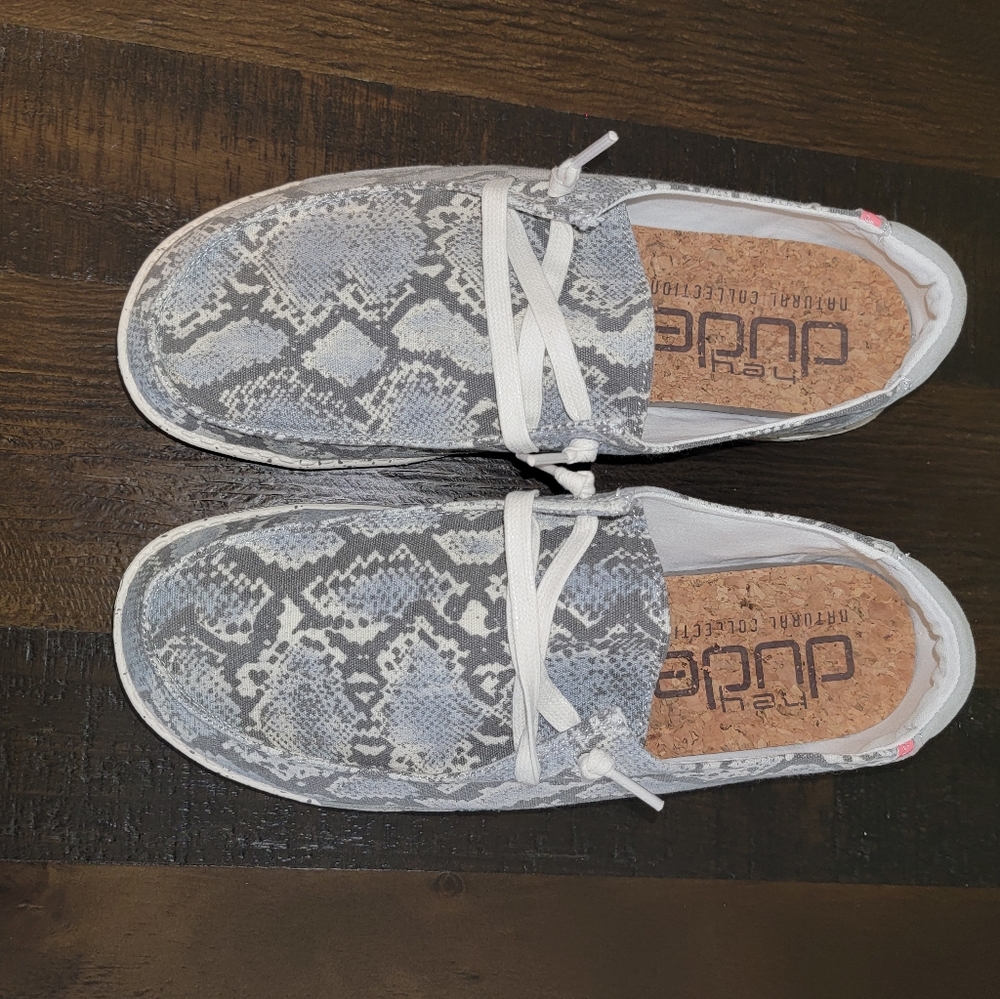 Snake print Hey Dudes